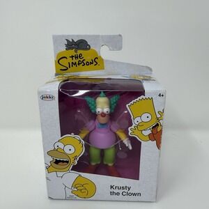 The Simpsons Krusty the Clown 2.5-Inch Mini Figure NEW **Small Indent On Box***
